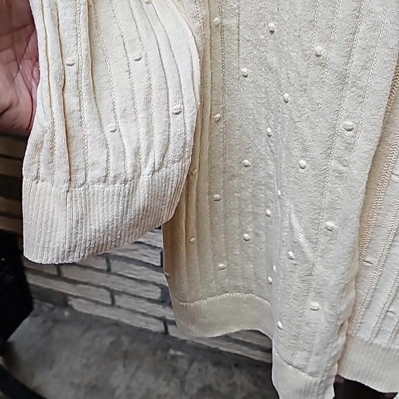 CJ Banks Cardigan Sz 1X Soft Yellow - Picture 3 of 10